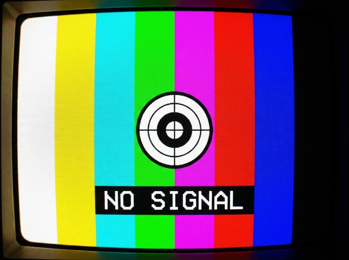 TV standby screen: no signal